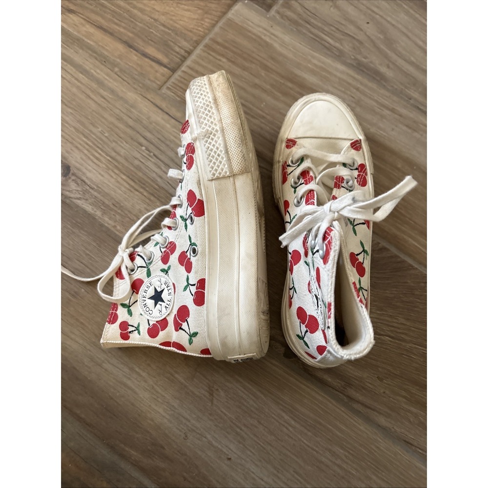 Converse Chuck Taylor AS Platform Cherries Shoe, Size 5 Women's - Picture 6 of 8
